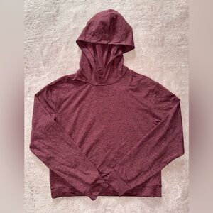 Lululemon Sweater Womens Red Lead The Pack Hoodie Rulu Fabric Run size‎ 4